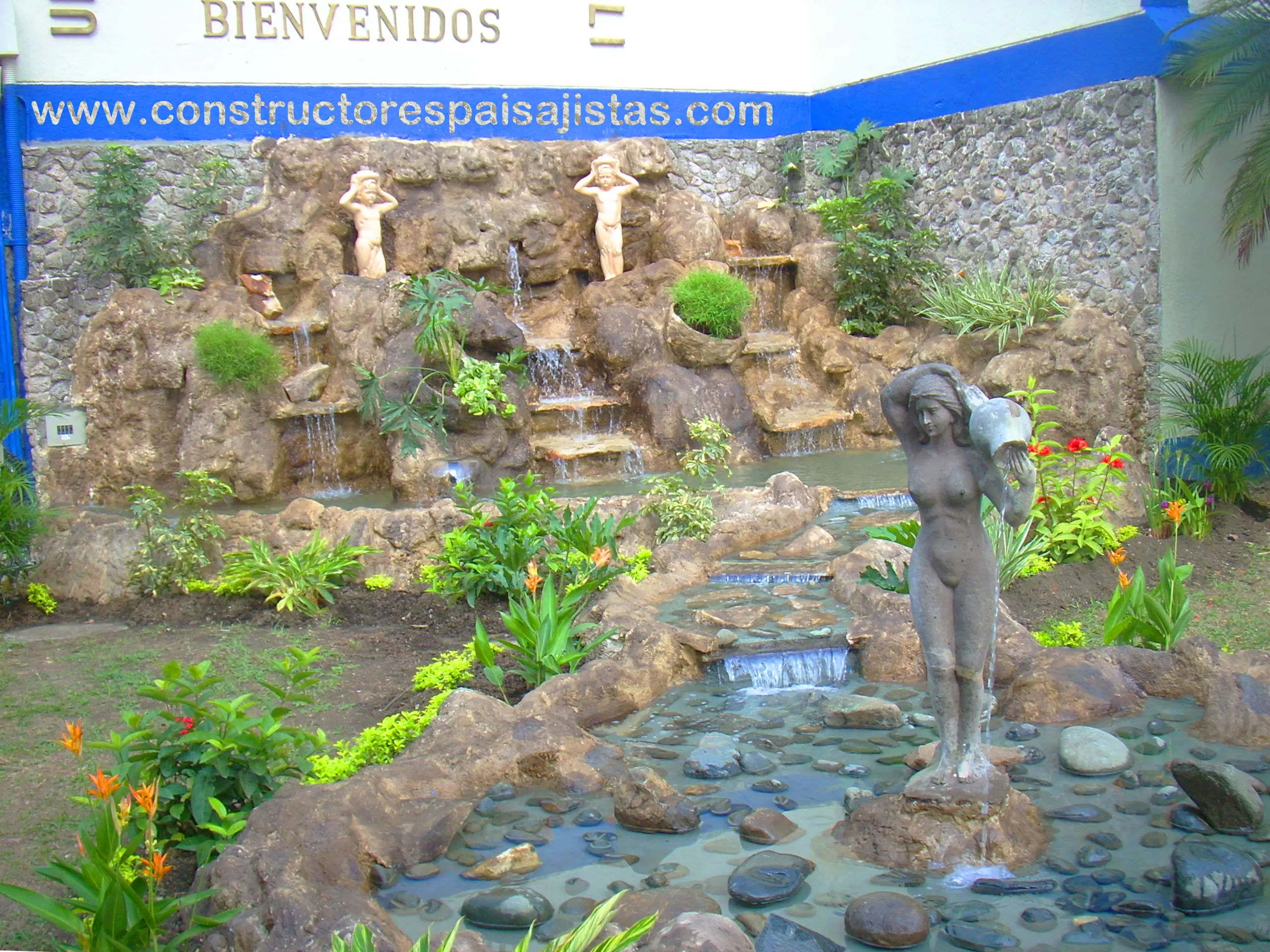 construcción de cascadas artificiales