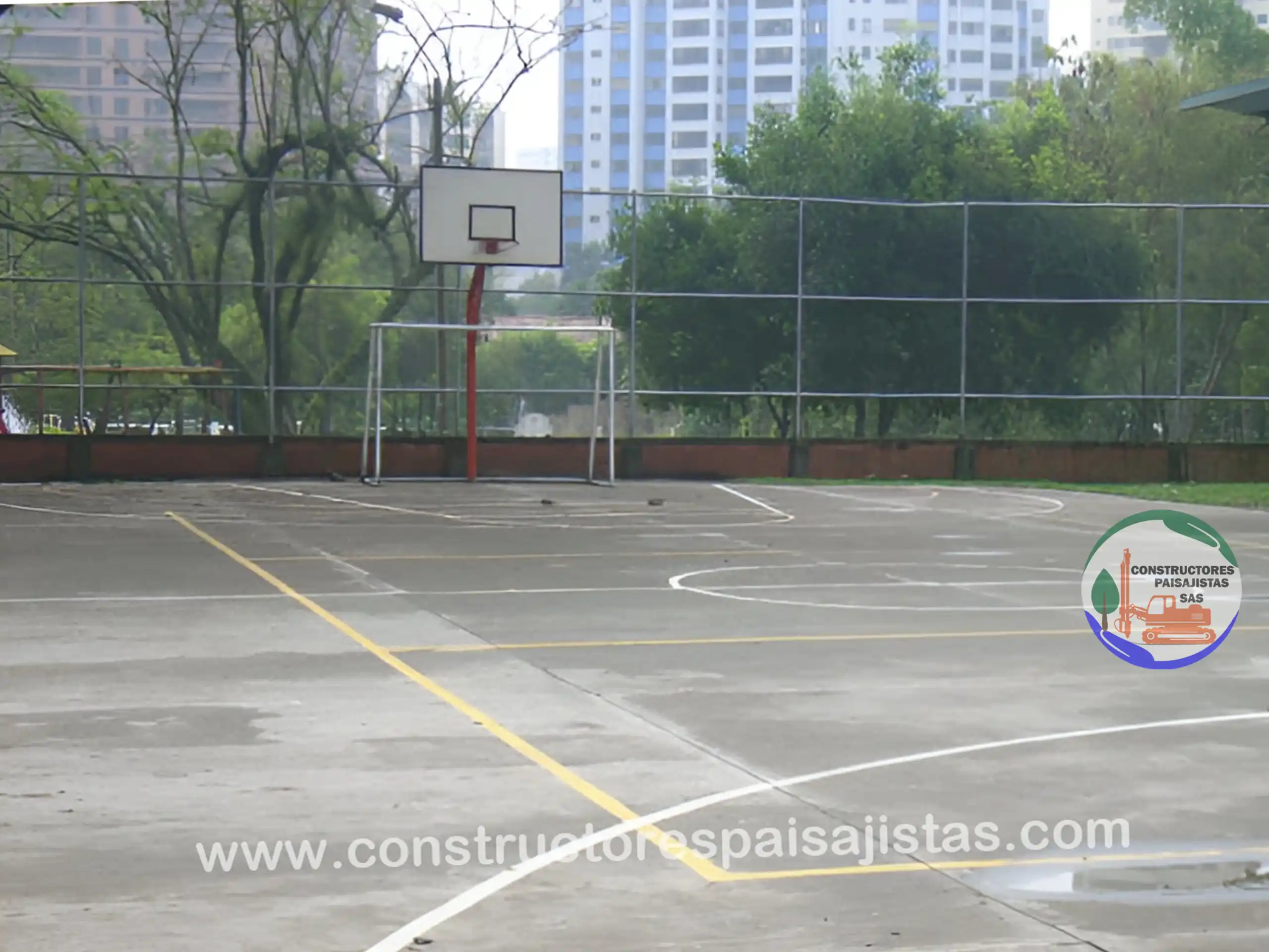 construcción de canchas deportivas